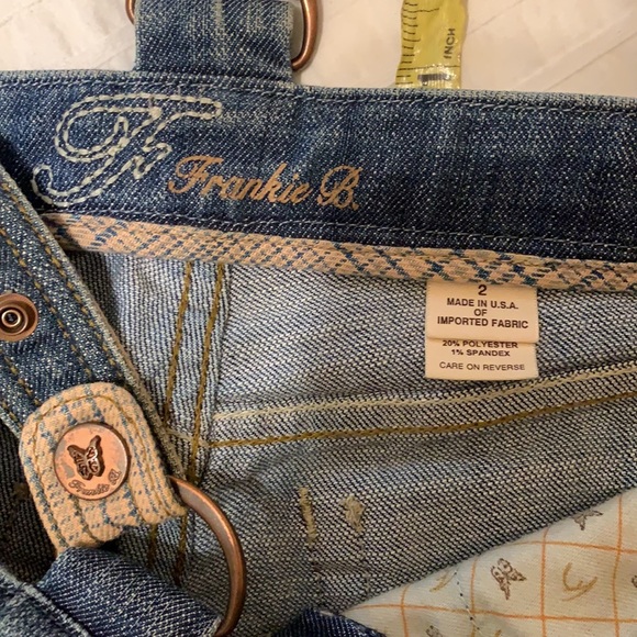 Frankie B hipster suspender jeans Y2K - Picture 11 of 12